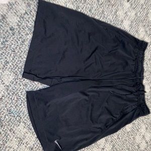 Black basketball shorts